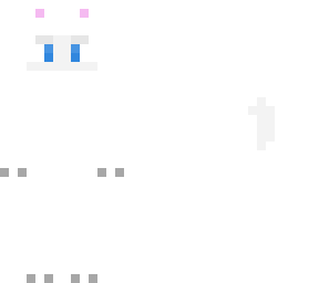 a white cat