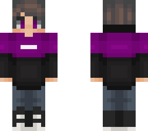 black and purple