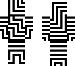 black and white geometry