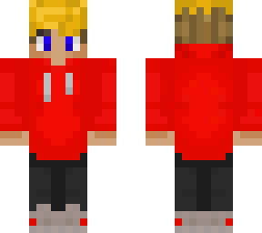 blonde boy in red - edited