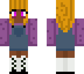 blondie purple girl