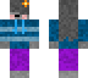 blue hoodie