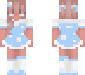 blue mushroom girl