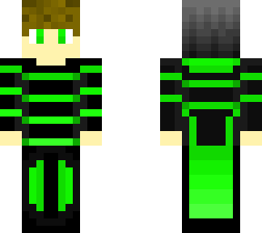 boi in a green striped hoodie