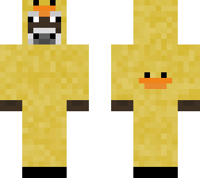cow in duck suit