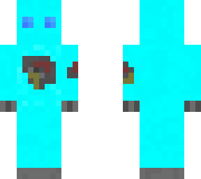 cyan damaged robot 2