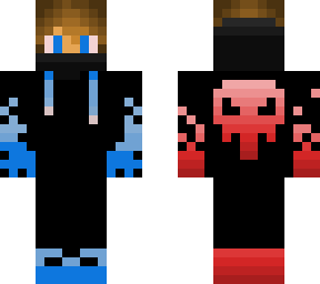 double side gamer kid {skull on back}