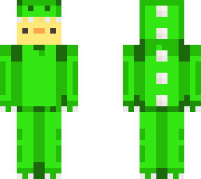 duck in dinosaur onesie