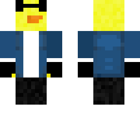 duckie in a jacket