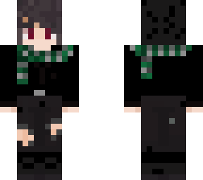 emo kid but winter clothes