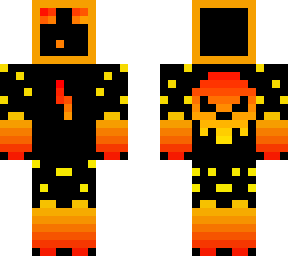 flaming power slime (with effects)