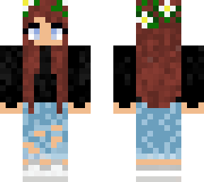 flower crown lady