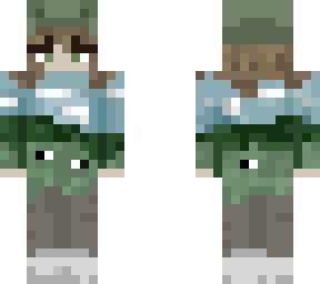 frog hat + cow sweater