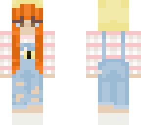girl with bee overalls :))