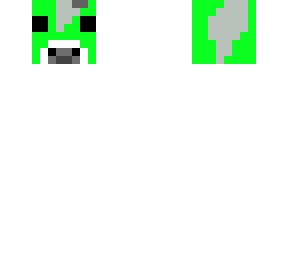 green cow head