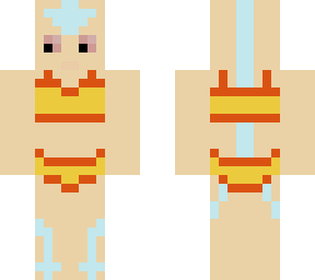 high aang but in a bikini