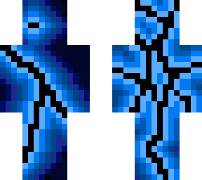 ice blue+ black