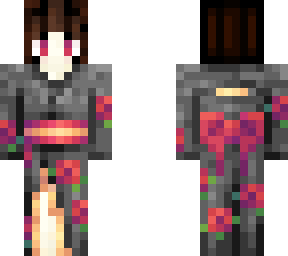 idk just cool japanese girl in kimono