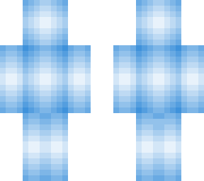 light blue colored skin