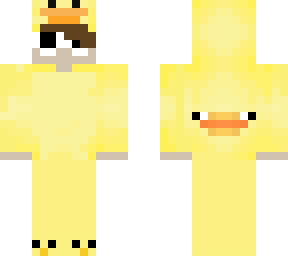 me in a duck costume
