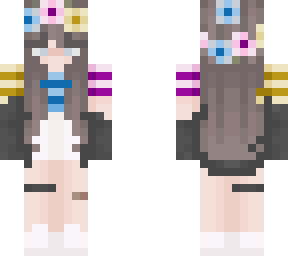 my skin but  yellow pink an blue