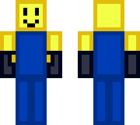 noob with gloves but hi pants are also blue