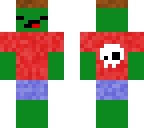 noob with skull (lazy / tired)