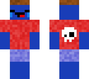 noob with skull (sad)