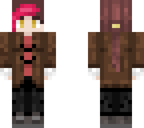 persona [trench coat attire] w/ dyed hair
