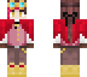 persona main skin [steampunk inspired] w/ dyed hair