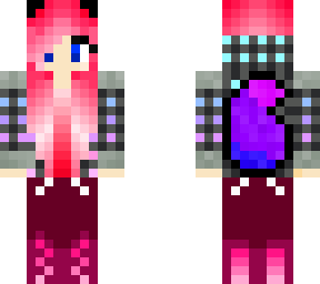 pink gamer girl butifull