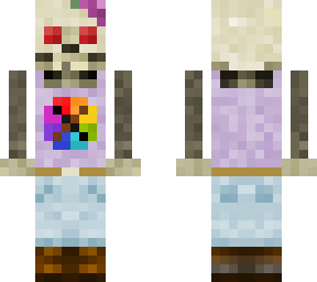 pride flower skeleton