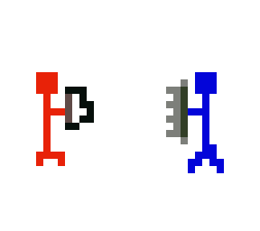 red and blue are at war