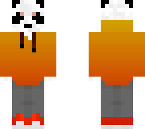 red hoodie panda