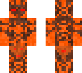 red lava god