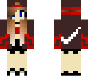 red nike girl (first skin made on skindex) (old ;-;)