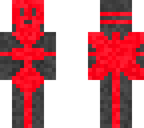 robot series, overflowing red and gray robot