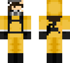 sherl in protective suit | derk smp
