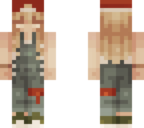 summery overall tomboy girl