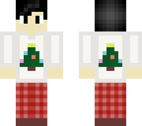 teen boy in christmas sweater