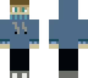 the shy blue