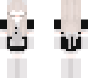 white hair maid