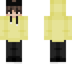 yellow hoodie