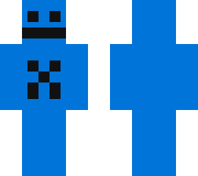 blue human