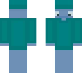 blue man