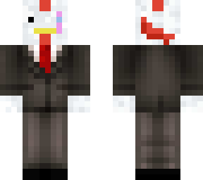chicken with suit