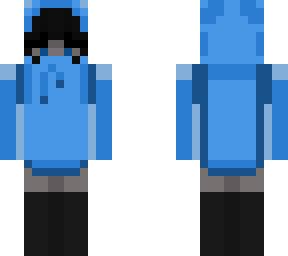 cool hoodie skin but blue