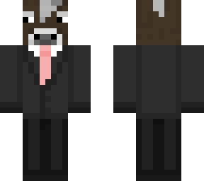 cow in a suit