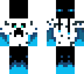 enderman with creeper hoodie