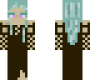 girl in black dress (my first skin)